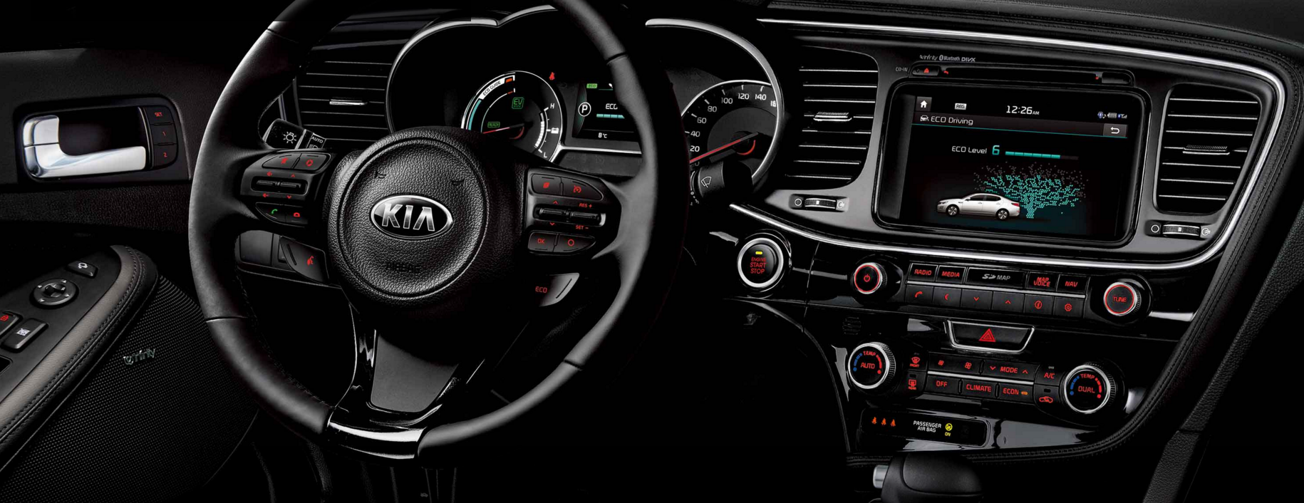 2016 Kia Optima Hybrid Interior Dashboard